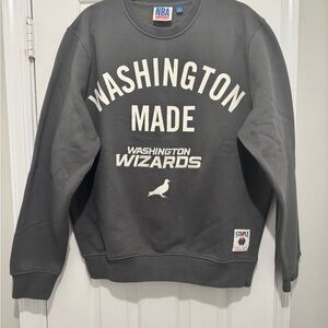 NBA Gray Washington Wizards Crewneck Sweater